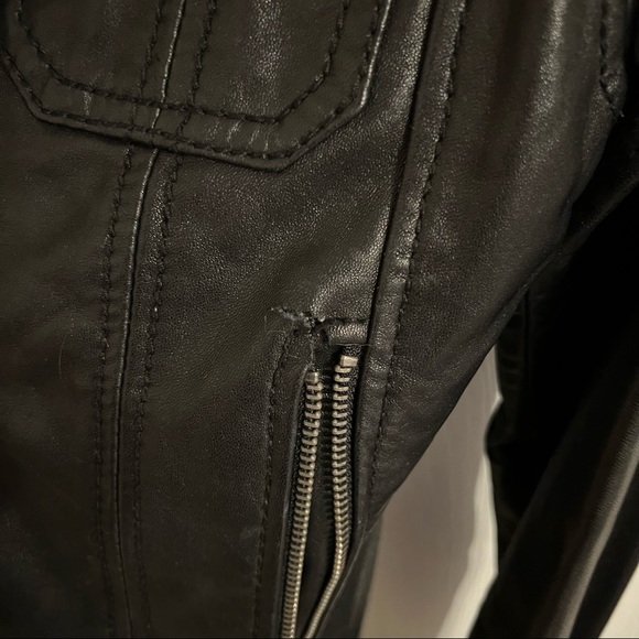 Barney’s New York Leather Jacket - Picture 3 of 5